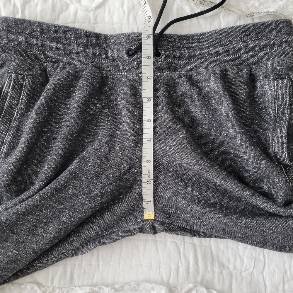 Adidas Terry Training Joggers Lightweight M Gray EUC Comfort Waistband - Picture 6 of 8
